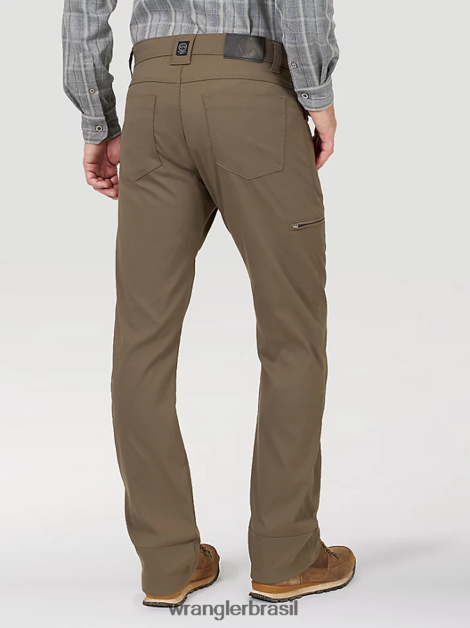Wrangler calça utilitária sintética atg morel (ns849ml) homens roupas 00LN6N632