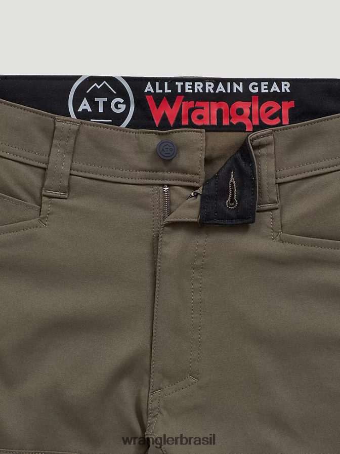 Wrangler calça utilitária sintética atg morel (ns849ml) homens roupas 00LN6N632