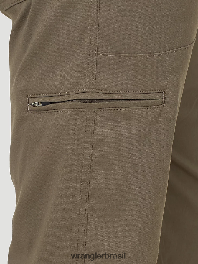 Wrangler calça utilitária sintética atg morel (ns849ml) homens roupas 00LN6N632