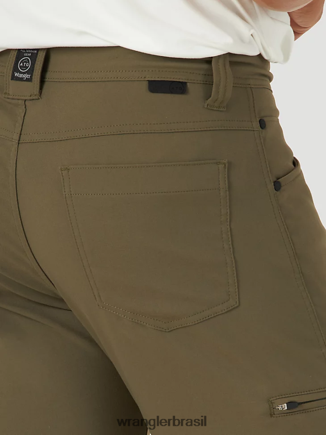 Wrangler calça utilitária sintética atg tartaruga marinha (ns849st) homens roupas 00LN6N630