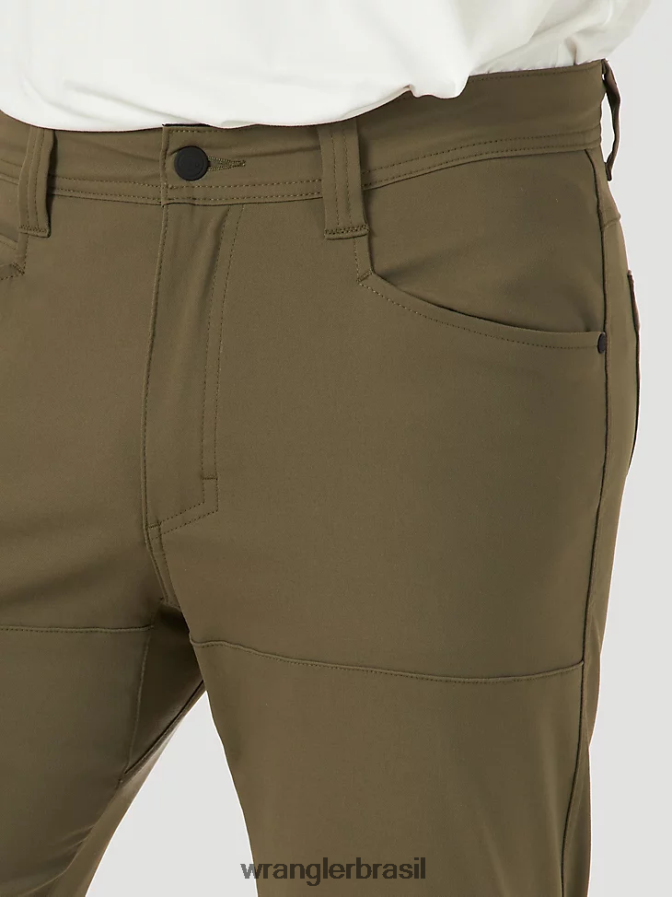 Wrangler calça utilitária sintética atg tartaruga marinha (ns849st) homens roupas 00LN6N630