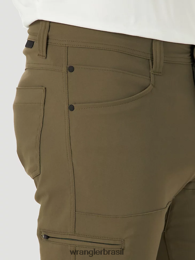Wrangler calça utilitária sintética atg tartaruga marinha (ns849st) homens roupas 00LN6N630