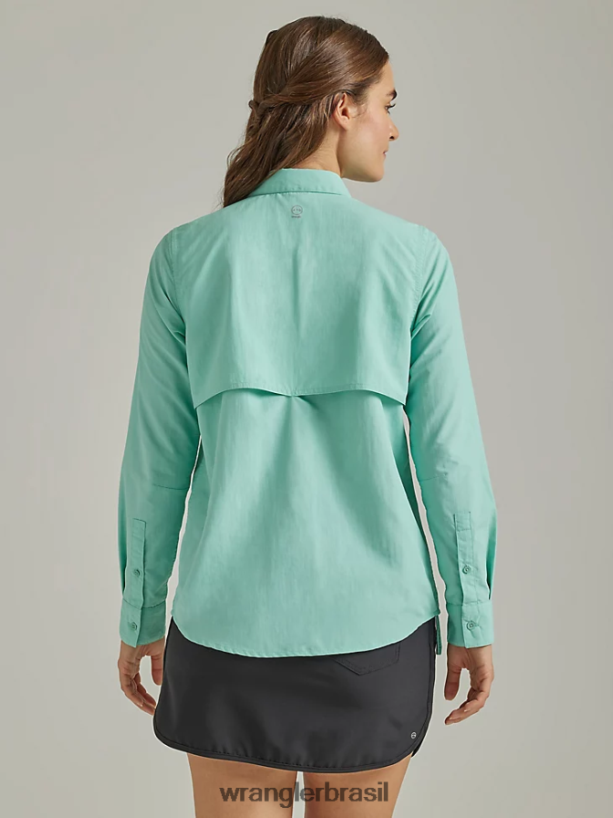 Wrangler camisa atg by angler oceano (112333433) mulheres roupas 00LN6N898