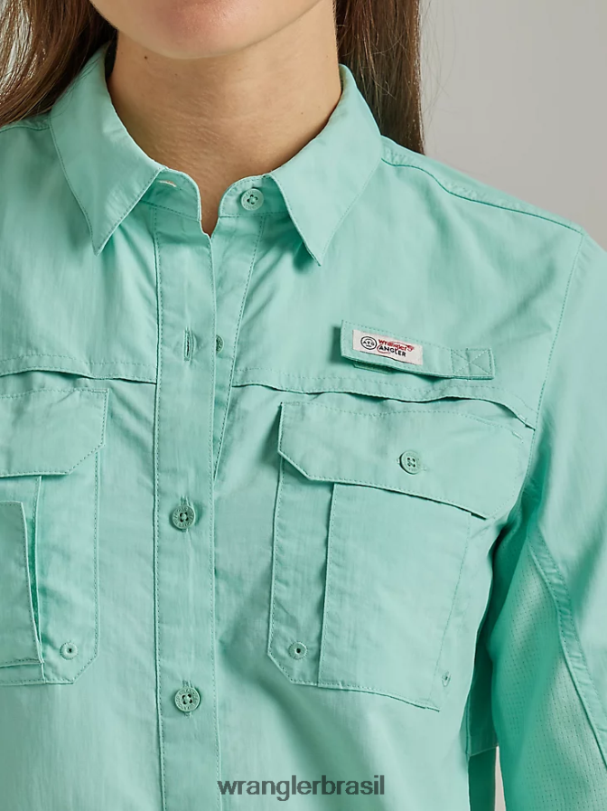 Wrangler camisa atg by angler oceano (112333433) mulheres roupas 00LN6N898