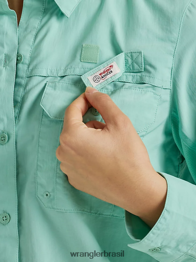 Wrangler camisa atg by angler oceano (112333433) mulheres roupas 00LN6N898