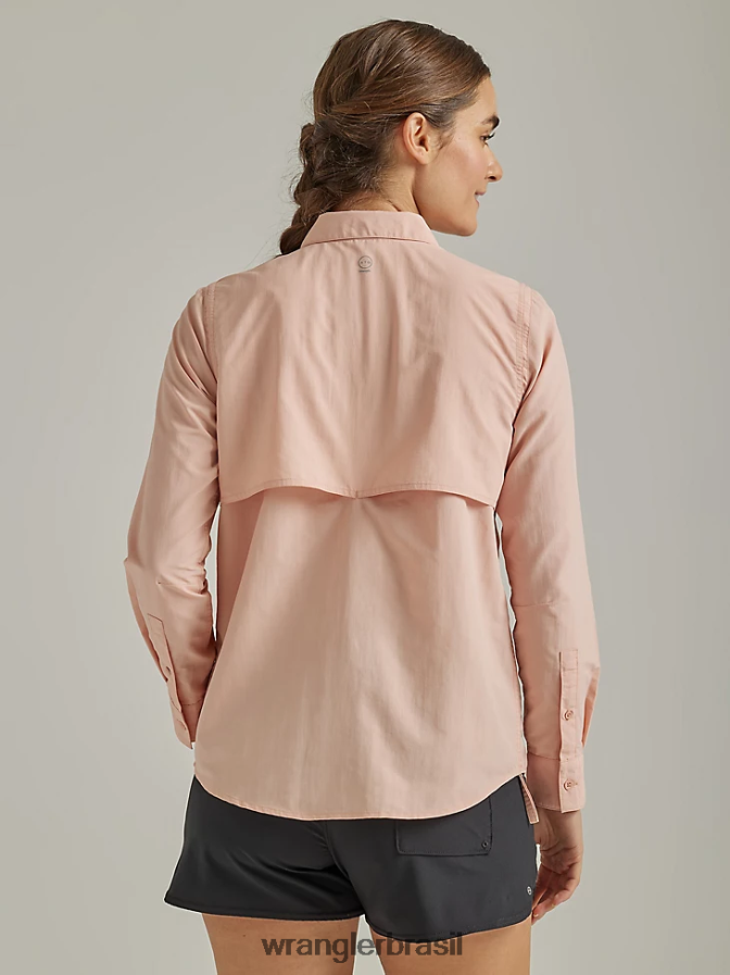 Wrangler camisa atg by angler rosa (112331505) mulheres roupas 00LN6N899