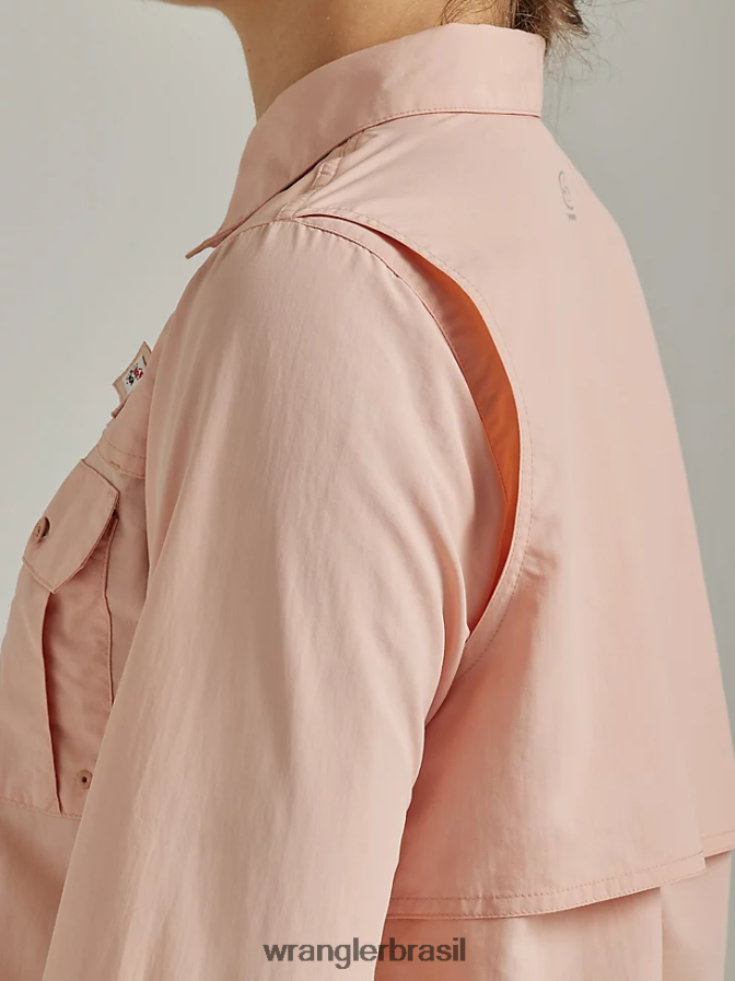 Wrangler camisa atg by angler rosa (112331505) mulheres roupas 00LN6N899