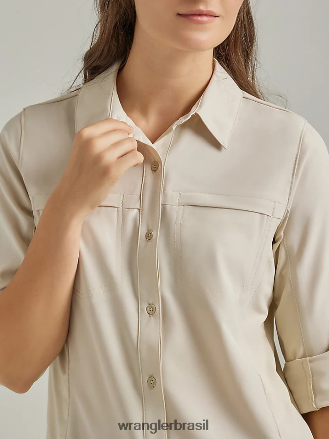 Wrangler camisa atg by trail aveia (112333893) mulheres roupas 00LN6N886