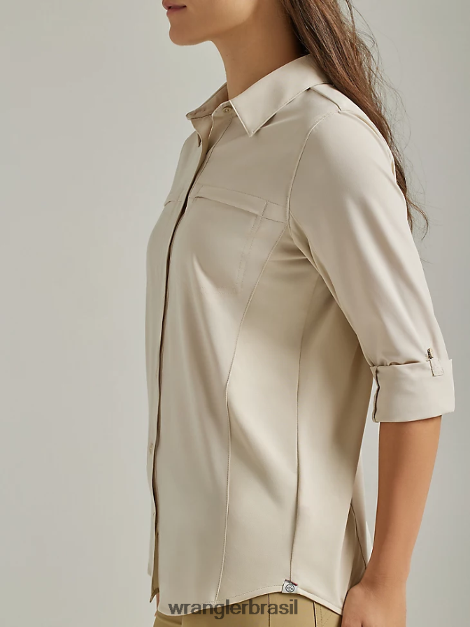 Wrangler camisa atg by trail aveia (112333893) mulheres roupas 00LN6N886
