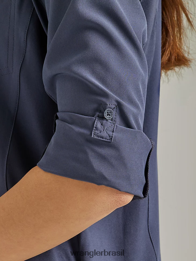 Wrangler camisa atg by trail noites azuis (112333894) mulheres roupas 00LN6N887