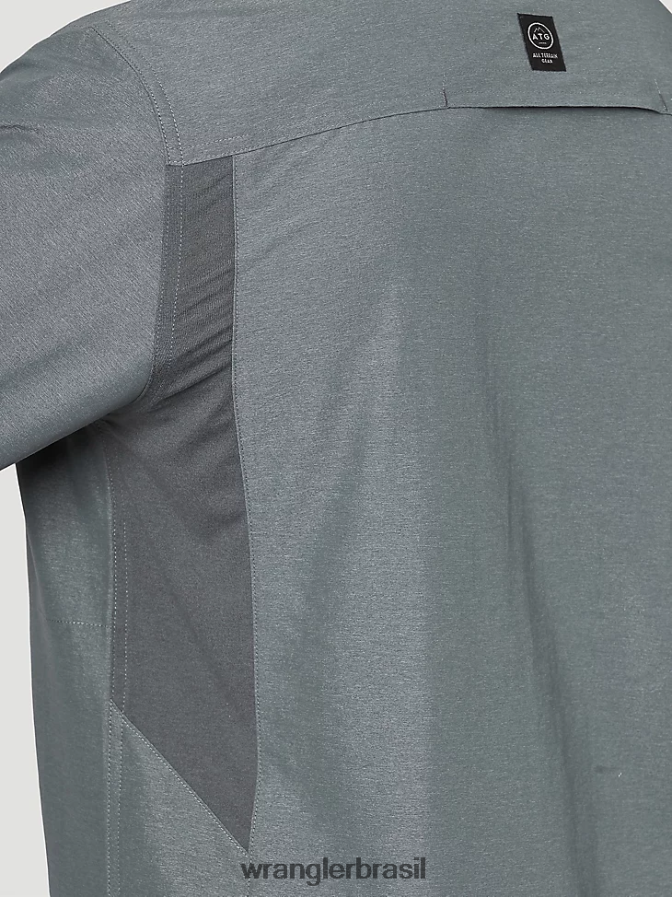 Wrangler camisa atg mix material turbulência (nsb89tn) homens roupas 00LN6N380