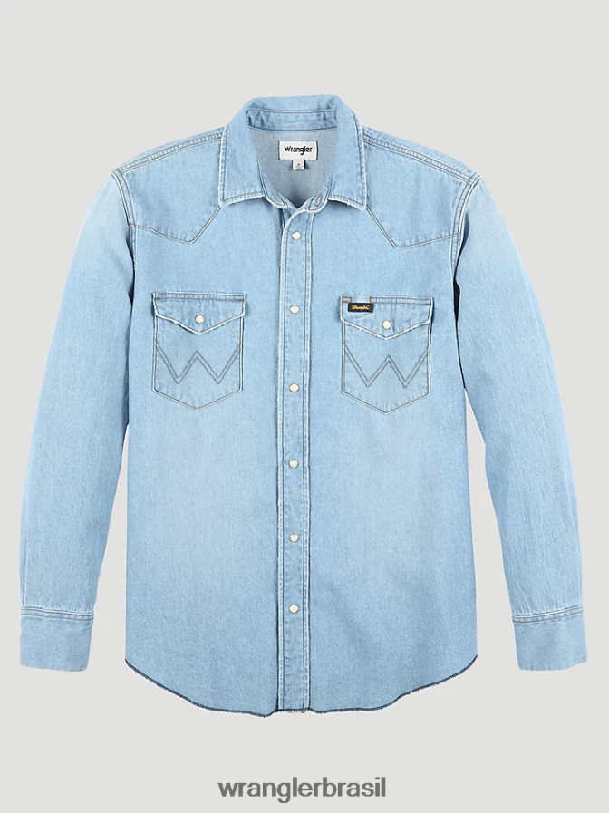 Wrangler camisa de herança sunfade (112335476) homens roupas 00LN6N475