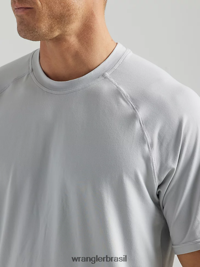 Wrangler camisa de malha de desempenho atg névoa do porto (112331282) homens roupas 00LN6N641