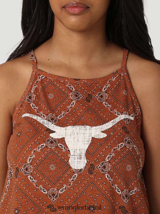 Wrangler camisa jeans ocidental manga longa jeans médio (lw7006d) mulheres roupas 00LN6N880