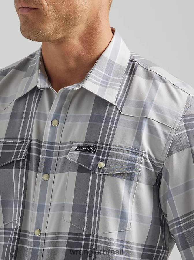 Wrangler camisa ocidental atg Rio Gunnison (112331265) homens roupas 00LN6N452