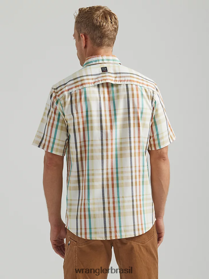 Wrangler camisa xadrez atg by horizonte Praia Carolina (112331234) homens roupas 00LN6N296
