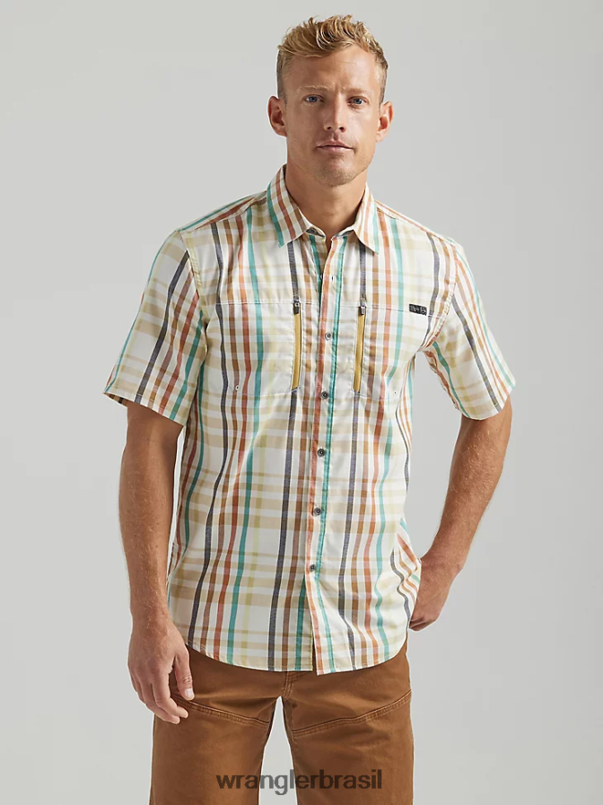 Wrangler camisa xadrez atg by horizonte Praia Carolina (112331234) homens roupas 00LN6N296