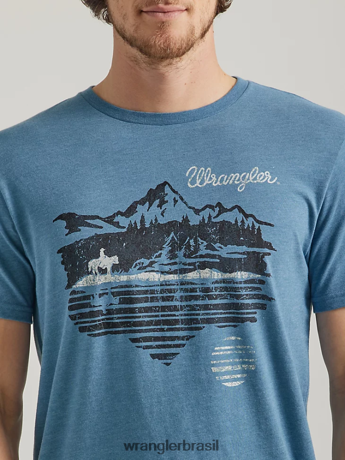 Wrangler camiseta riggs workwear manga longa com bolso Borgonha (3w710bg) homens roupas 00LN6N274