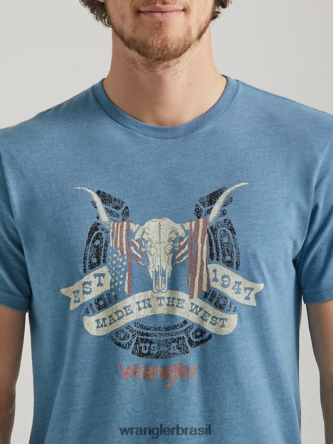 Wrangler camiseta riggs workwear manga longa com bolso Borgonha (3w710bg) homens roupas 00LN6N274