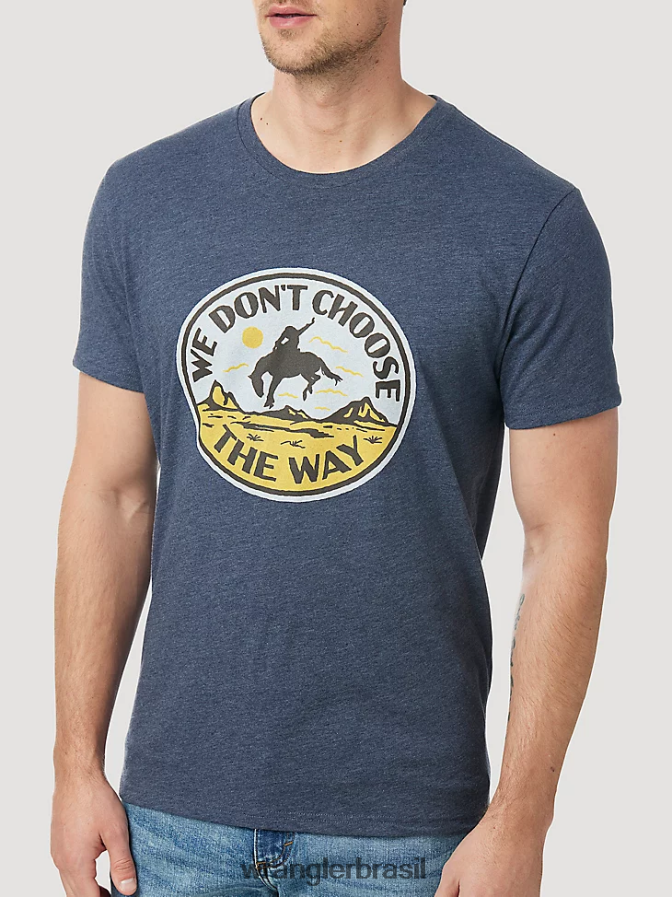 Wrangler camiseta riggs workwear manga longa com bolso Borgonha (3w710bg) homens roupas 00LN6N274