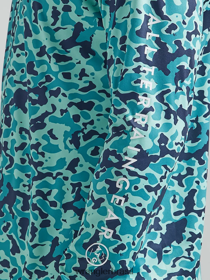 Wrangler camiseta riggs workwear manga longa com bolso Borgonha (3w710bg) homens roupas 00LN6N274