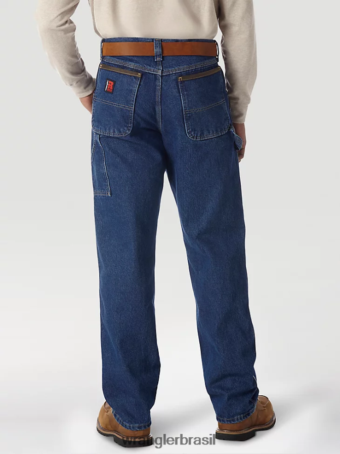 Wrangler carpinteiro de roupas de trabalho riggs índigo antigo (3w020ai) homens roupas 00LN6N156