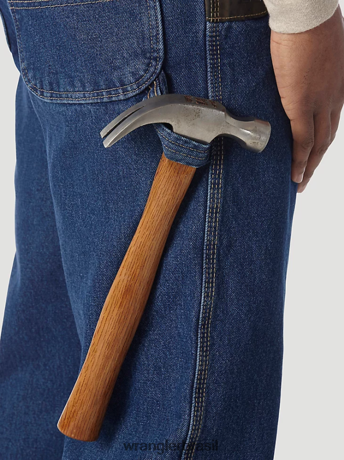 Wrangler carpinteiro de roupas de trabalho riggs índigo antigo (3w020ai) homens roupas 00LN6N156