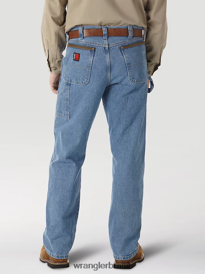 Wrangler carpinteiro de roupas de trabalho riggs índigo vintage (3w020vi) homens roupas 00LN6N157