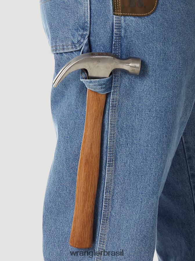 Wrangler carpinteiro de roupas de trabalho riggs índigo vintage (3w020vi) homens roupas 00LN6N157