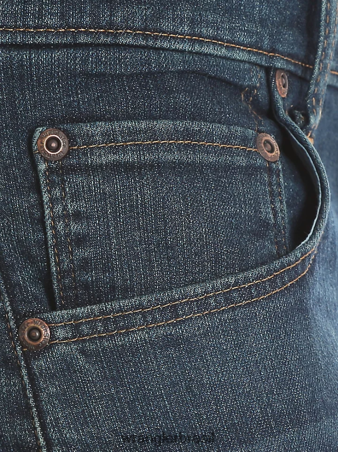 Wrangler cinco estrelas premium denim flex para conforto jeans de ajuste regular carbono (96fxvcn) homens roupas 00LN6N141