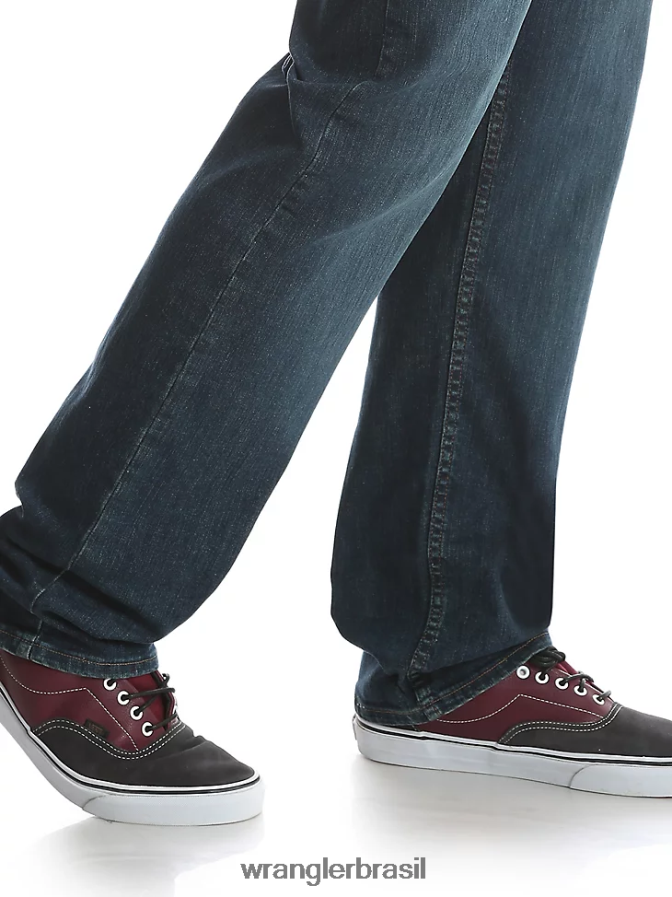 Wrangler cinco estrelas premium denim flex para conforto jeans de ajuste regular carbono (96fxvcn) homens roupas 00LN6N141