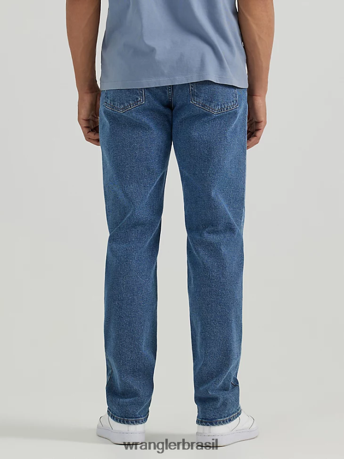 Wrangler cinco estrelas premium denim flex para conforto jeans de ajuste regular crepúsculo azul (96fxvdb) homens roupas 00LN6N138