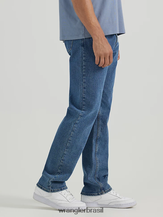 Wrangler cinco estrelas premium denim flex para conforto jeans de ajuste regular crepúsculo azul (96fxvdb) homens roupas 00LN6N138