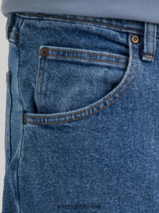Wrangler cinco estrelas premium denim flex para conforto jeans de ajuste regular crepúsculo azul (96fxvdb) homens roupas 00LN6N138