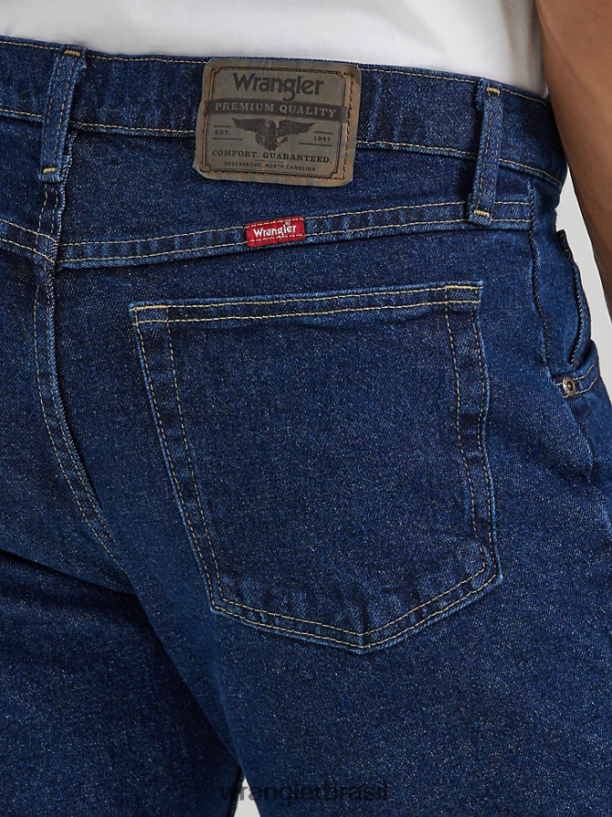 Wrangler cinco estrelas premium denim flex para conforto jeans de ajuste regular meia-noite flexível (96fxvmf) homens roupas 00LN6N140