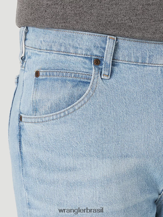 Wrangler cinco estrelas premium denim flex para conforto jeans de ajuste regular índigo branqueado (96fxvbi) homens roupas 00LN6N137