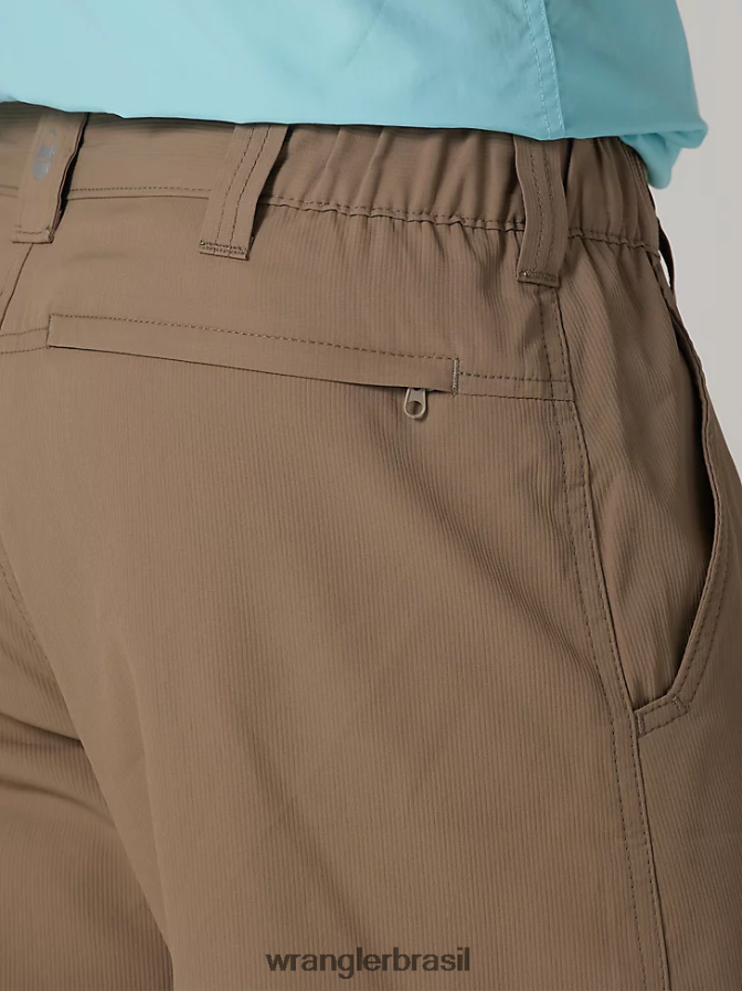 Wrangler cintura elástica de desempenho curto pedra caída (112336135) homens roupas 00LN6N597