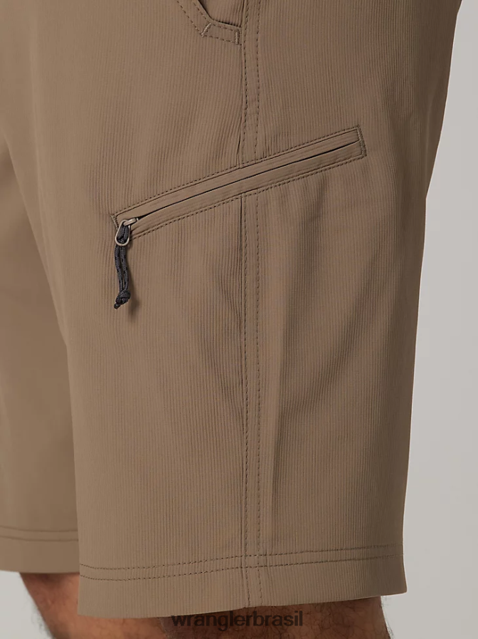 Wrangler cintura elástica de desempenho curto pedra caída (112336135) homens roupas 00LN6N597