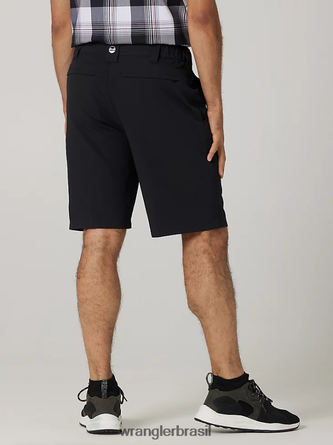 Wrangler cintura elástica de desempenho curto preto azeviche (112336128) homens roupas 00LN6N595