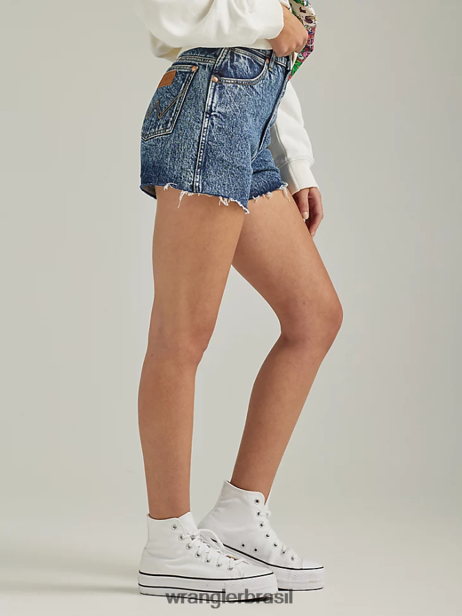 Wrangler curta do festival tornado (112334573) mulheres roupas 00LN6N830