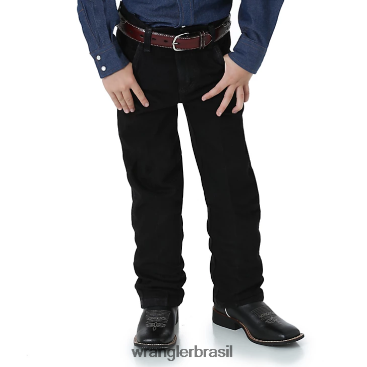 Wrangler edição prata jeans preto (13 semanas) Rapazes roupas 00LN6N1007