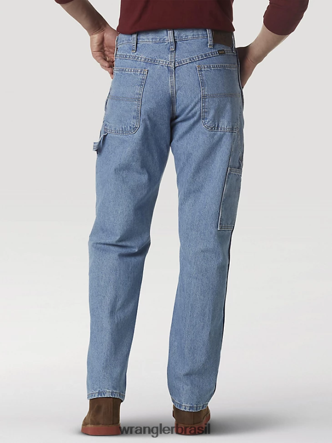 Wrangler jeans carpinteiro alvejante de pedra (mgw40sb) homens roupas 00LN6N95