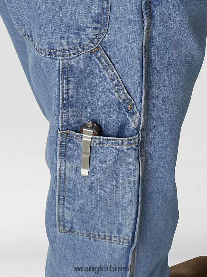 Wrangler jeans carpinteiro alvejante de pedra (mgw40sb) homens roupas 00LN6N95