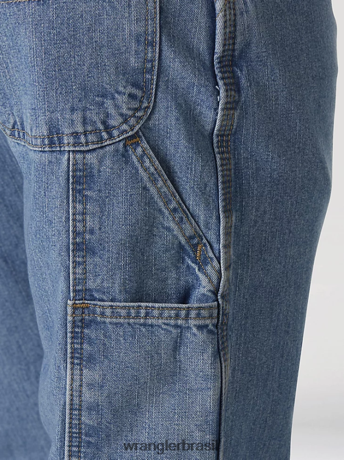 Wrangler jeans carpinteiro alvejante de pedra (mgw40sb) homens roupas 00LN6N95