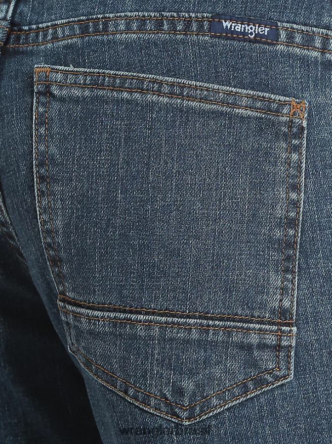 Wrangler jeans clássico de ajuste reto cinco estrelas (husky) jeans beijado pelo sol (5schws2) Rapazes roupas 00LN6N971