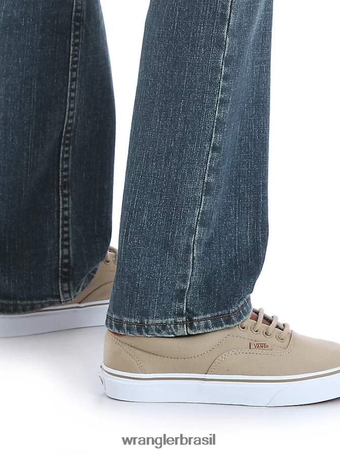 Wrangler jeans clássico de ajuste reto cinco estrelas (husky) jeans beijado pelo sol (5schws2) Rapazes roupas 00LN6N971