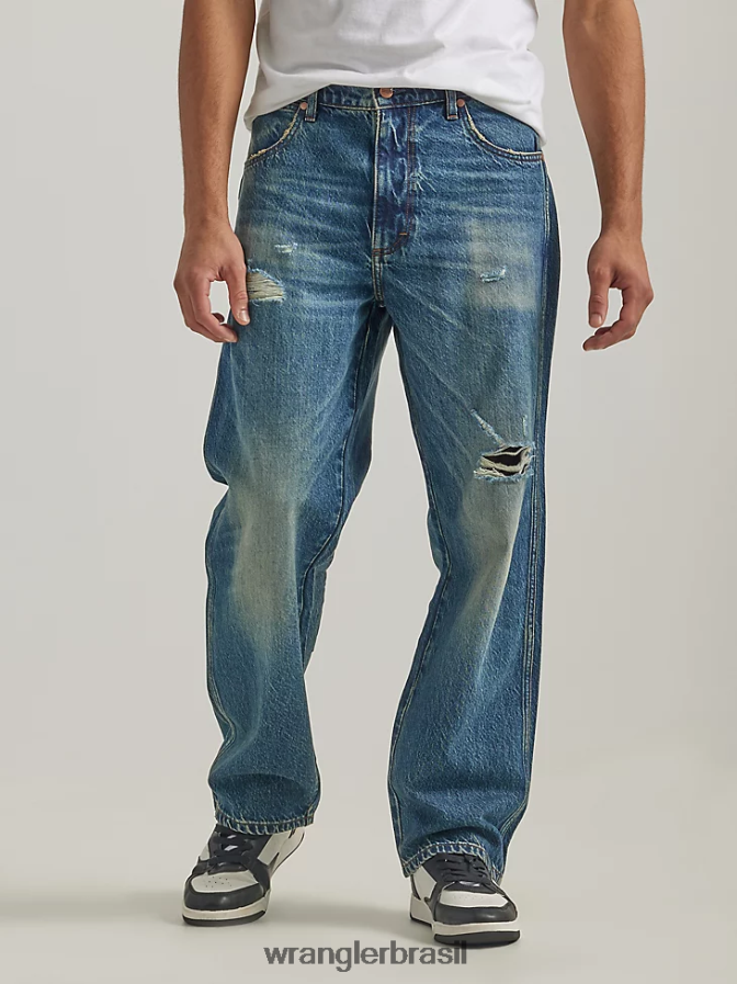 Wrangler jeans folgado destruído Odessa (112332242) homens roupas 00LN6N143