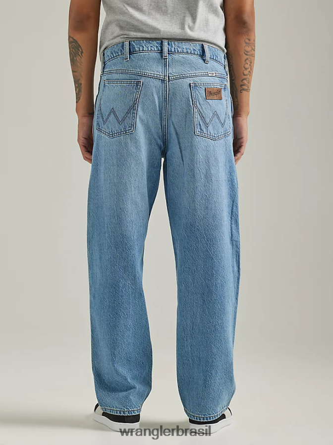 Wrangler jeans folgado destruído planícies (112332241) homens roupas 00LN6N144