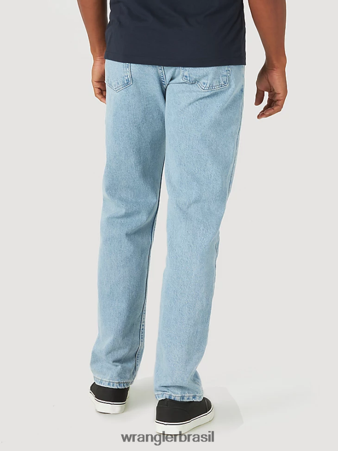 Wrangler jeans premium cinco estrelas flex para conforto e ajuste relaxado azul vintage (97fxvvb) homens roupas 00LN6N79
