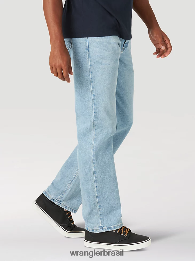 Wrangler jeans premium cinco estrelas flex para conforto e ajuste relaxado azul vintage (97fxvvb) homens roupas 00LN6N79